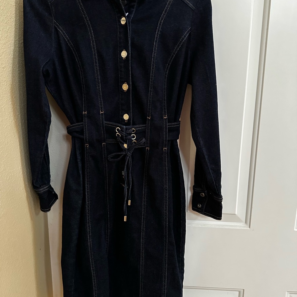 White House Black Market denim dress